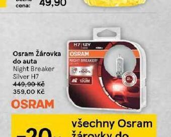 Tesco Osram žárovka do auta nabídka