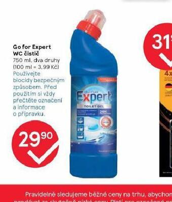Tesco Go for expert wc čistič nabídka