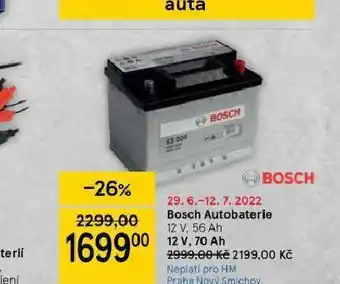 Tesco Autobaterie bosch 70 ah nabídka