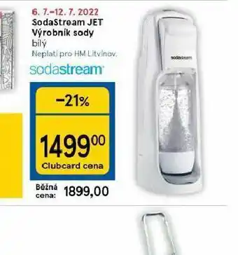 Tesco Sodastream jet výrobník sody nabídka