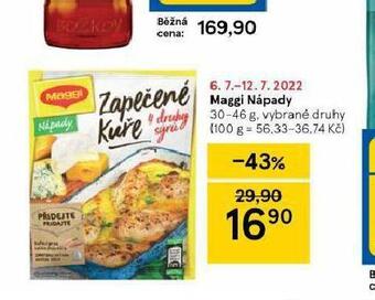 Tesco Maggi nápady nabídka