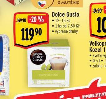 Albert Dolce gusto nabídka