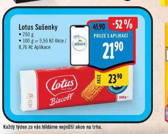 Albert Lotus sušenky nabídka