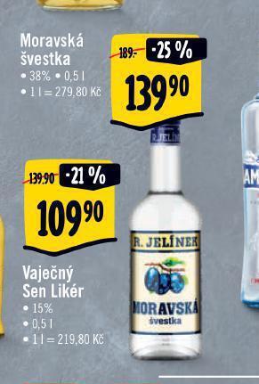 Albert Moravská švestka nabídka