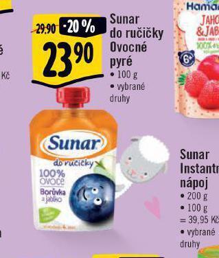 Albert Sunar do ručičky ovocné pyré nabídka