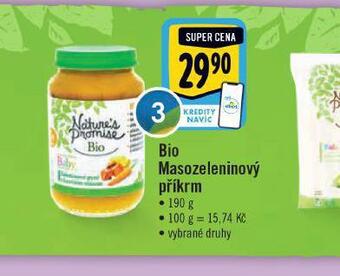 Albert Bio masozeleninový příkrm nabídka