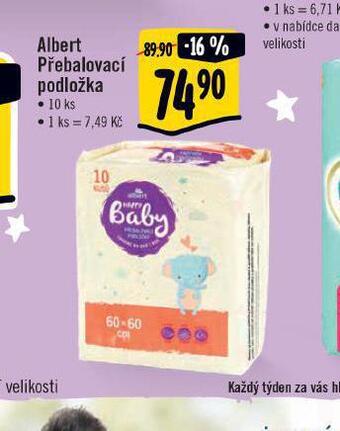 Albert Albert přebalovací podložka nabídka