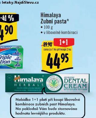 Albert Himalaya zubní pasta nabídka