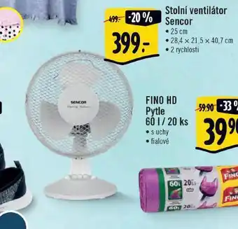 Albert Stolní ventilátor sencor nabídka