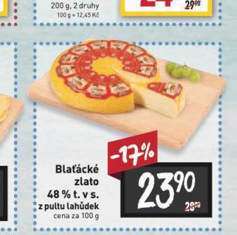 Billa Blaťácké zlato nabídka