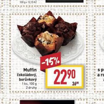 Billa Muffin nabídka