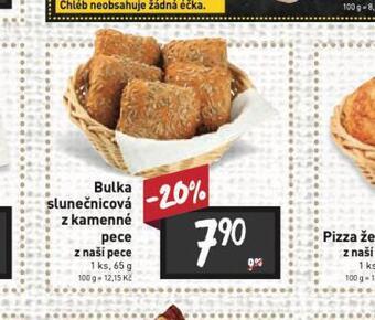 Billa Bulka slunečnicová z kamenné pece nabídka