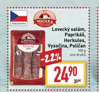 Billa Herkules nabídka