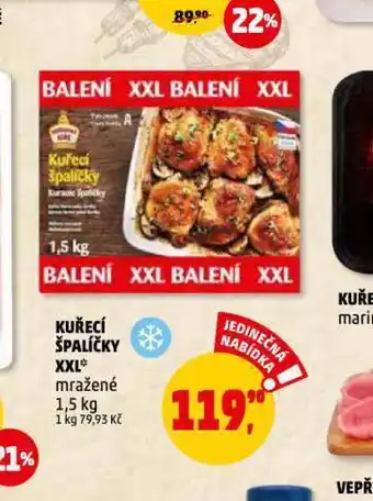 Penny Market Kuřecí špalíčky xxl nabídka
