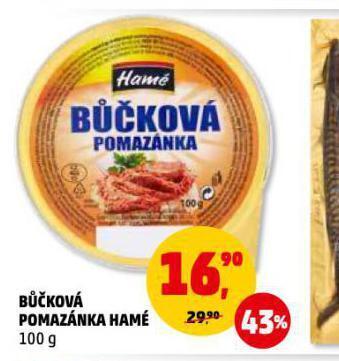 Penny Market Bůčková pomazánka hamé nabídka