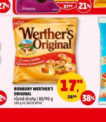 Penny Market Bonbony werther´s original nabídka