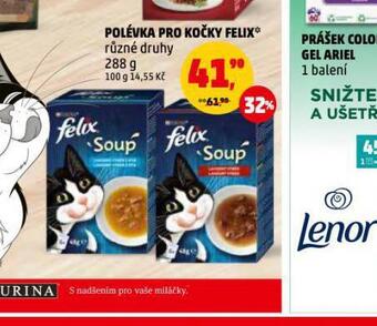 Penny Market Felix polévka pro kočky nabídka