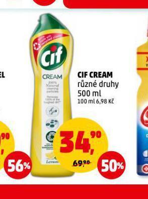 Penny Market Cif cream nabídka