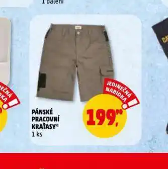 Penny Market Pánské pracovní kraťasy nabídka