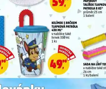 Penny Market Kelímek s brčkem tlapková patrola nabídka