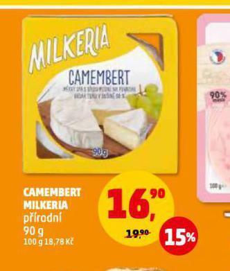 Penny Market Camembert milkeria nabídka