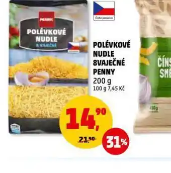 Penny Market Polévkové nudle 8vaječné penny nabídka
