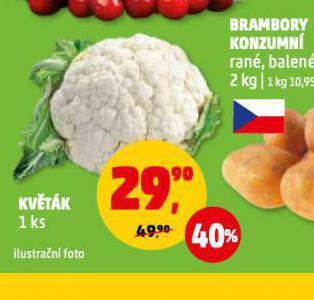 Penny Market Květák nabídka