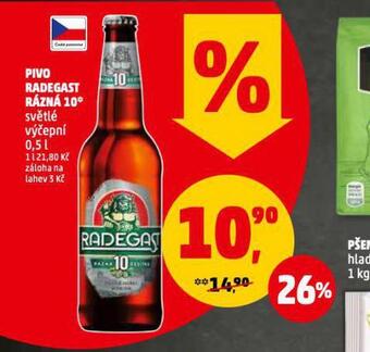 Penny Market Pivo radegast rázná 10 nabídka