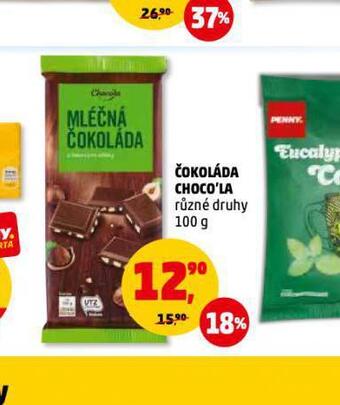 Penny Market Čokoláda choco´la nabídka