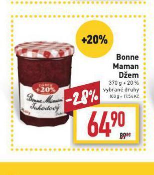 Billa Bonne maman džem nabídka
