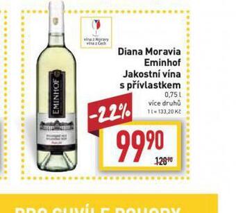 Billa Diana moravia eminhof nabídka