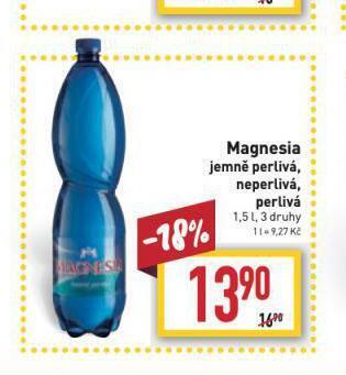 Billa Magnesia nabídka