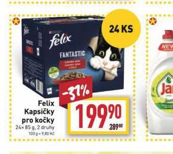 Billa Felix kapsičky pro kočky nabídka