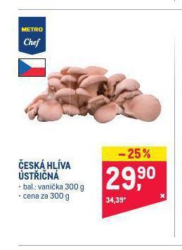 Makro Česká hlíva ústřičná nabídka