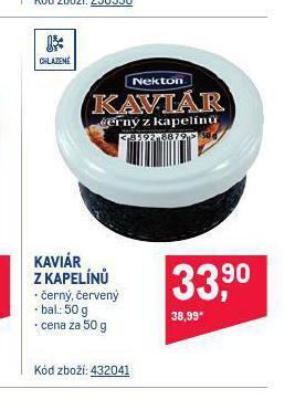 Makro Kaviár z kapelínů nabídka