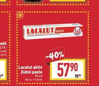 Billa Lacalut aktiv zubní pasta nabídka