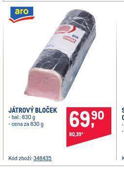 Makro Játrový bloček nabídka