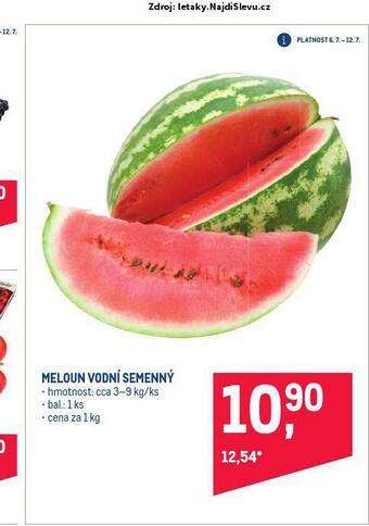 Makro Meloun vodní nabídka