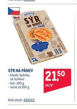 Makro Sýr na pánev nabídka