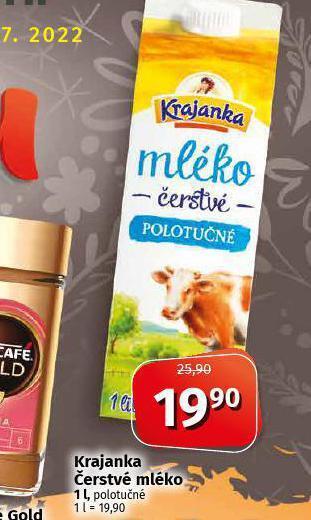 Coop Krajanka čerstvé mléko nabídka