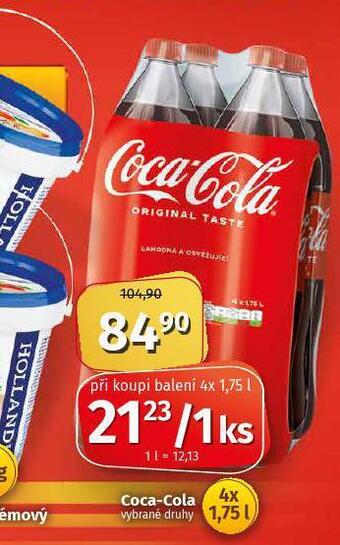 Coop Coca cola 4pack nabídka