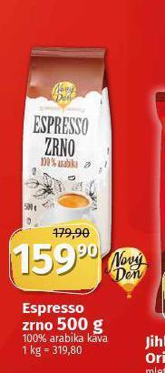 Coop Espresso zrno nabídka