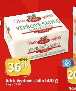 Coop Brick vepřové sádlo nabídka