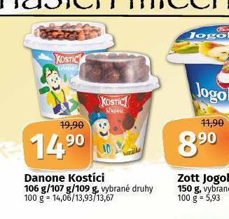 Coop Danone kostíci nabídka