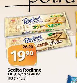 Coop Sedita rodinné nabídka