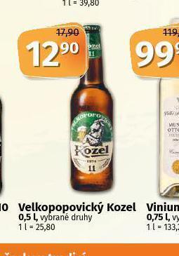Coop Pivo velkopopovický kozel 11 nabídka
