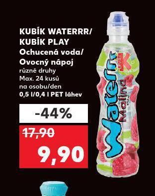 Kaufland Kubík waterrr nabídka