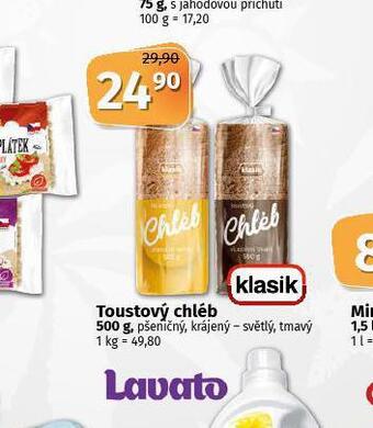 Coop Toustový chléb nabídka