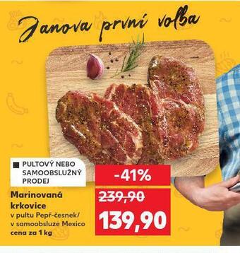 Kaufland Marinovaná krkovice nabídka