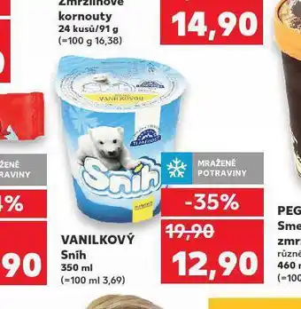 Kaufland Vanilkový sníh nabídka